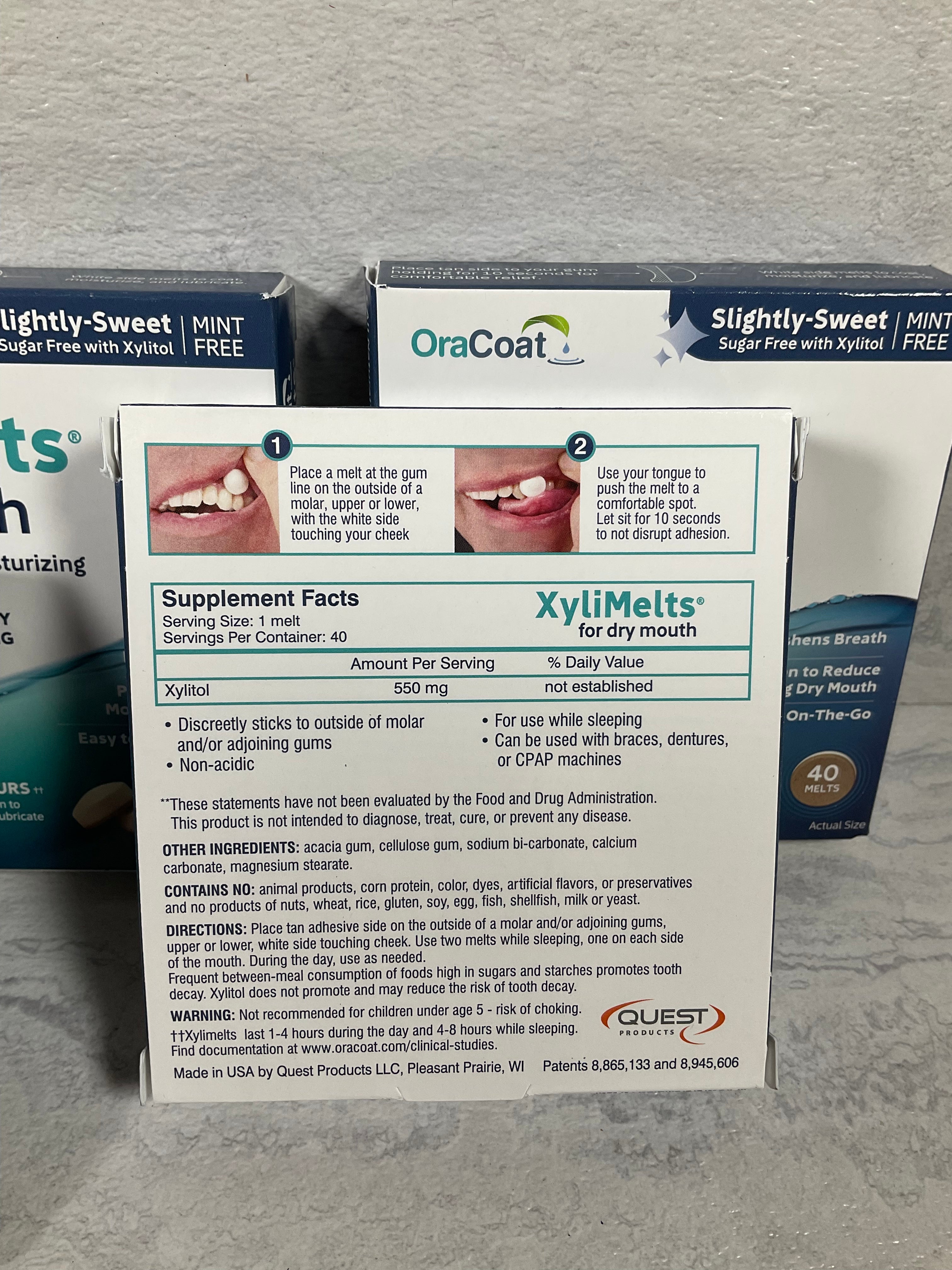 5-pack Oracoat Xylimelts, 40 Count Each, Exp 2/26 (6966374138039)
